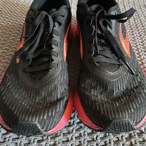 Brooks Black and Pink Performance Running Shoes